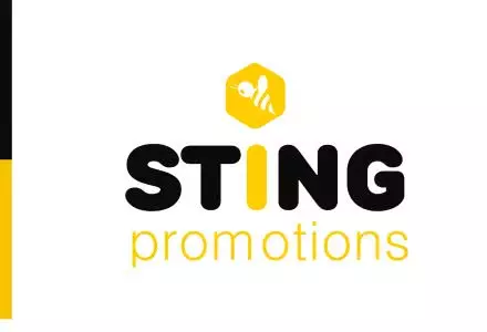 работы дизайнера Christian Habib логотип фирмы "Sting Promotions"