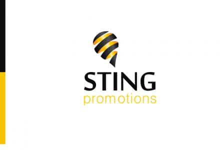 работы дизайнера Christian Habib логотип фирмы "Sting Promotions"
