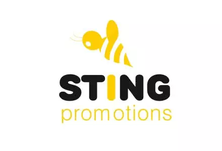 работы дизайнера Christian Habib логотип фирмы "Sting Promotions"