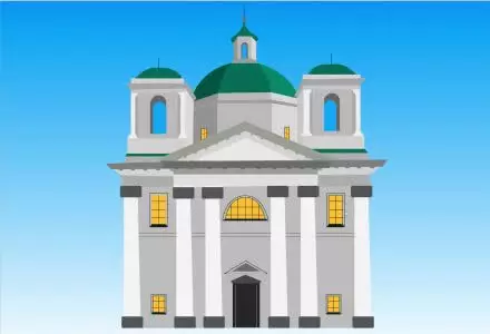 работы дизайнера Christian Habib Собор в векторе, про него будет детальнее в отдельной новости